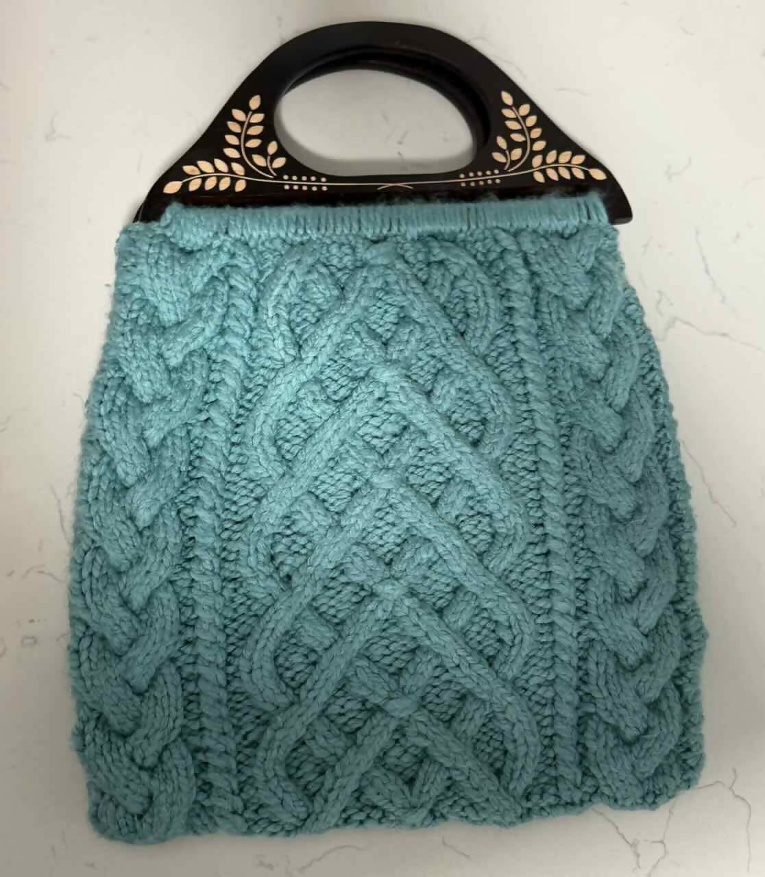 Teal Celtic Weave Handbag