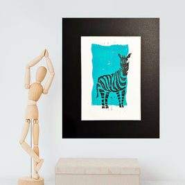 Zebra_linoprint_desk