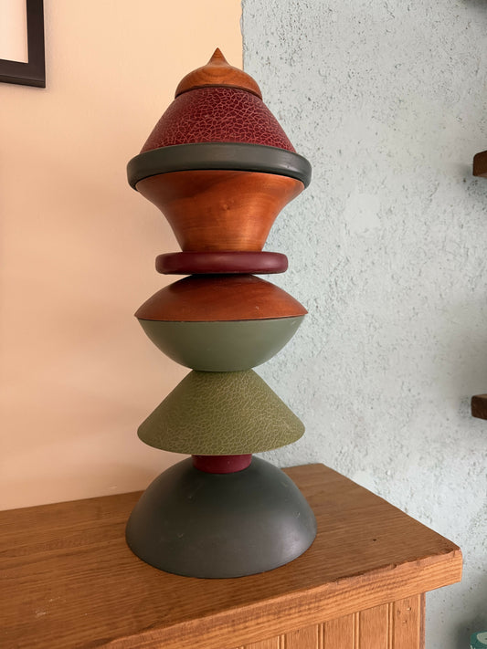 Turned sculpture