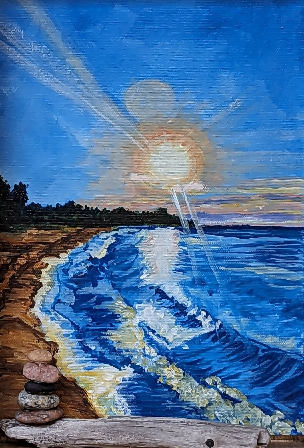 Sunset on Lake Michigan, Door County