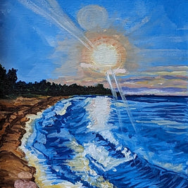 Sunset on Lake Michigan, Door County