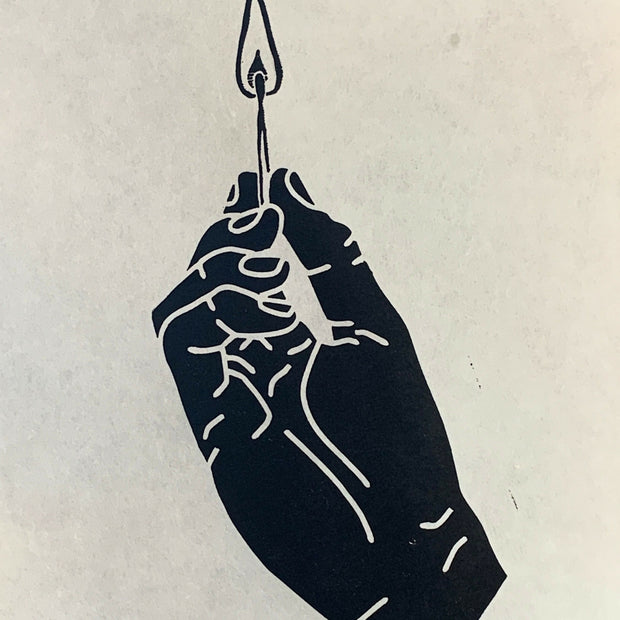 Match | Linocut Print | Wall Art