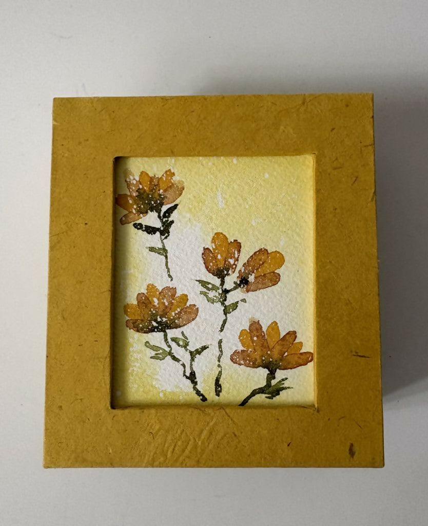 Snowflower Box (Yellow)