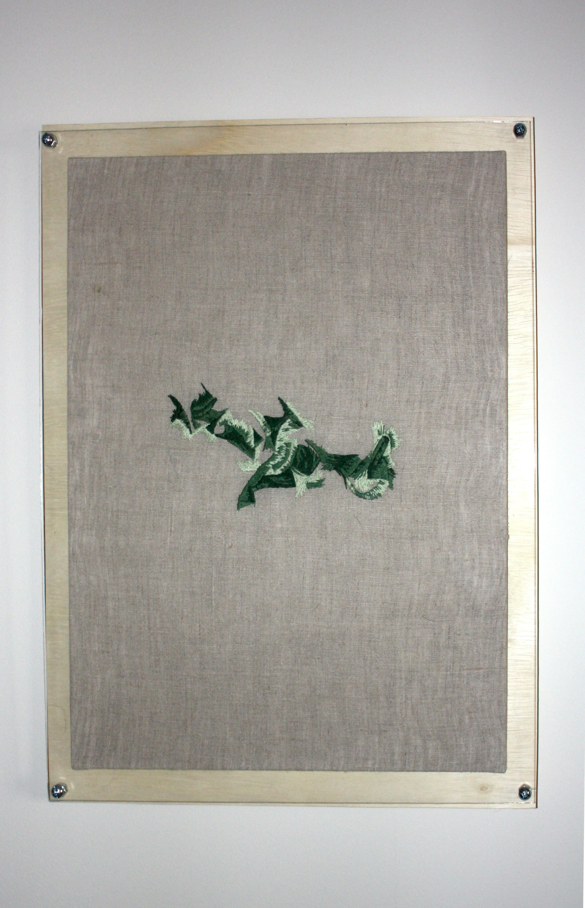 Green embroidery 1