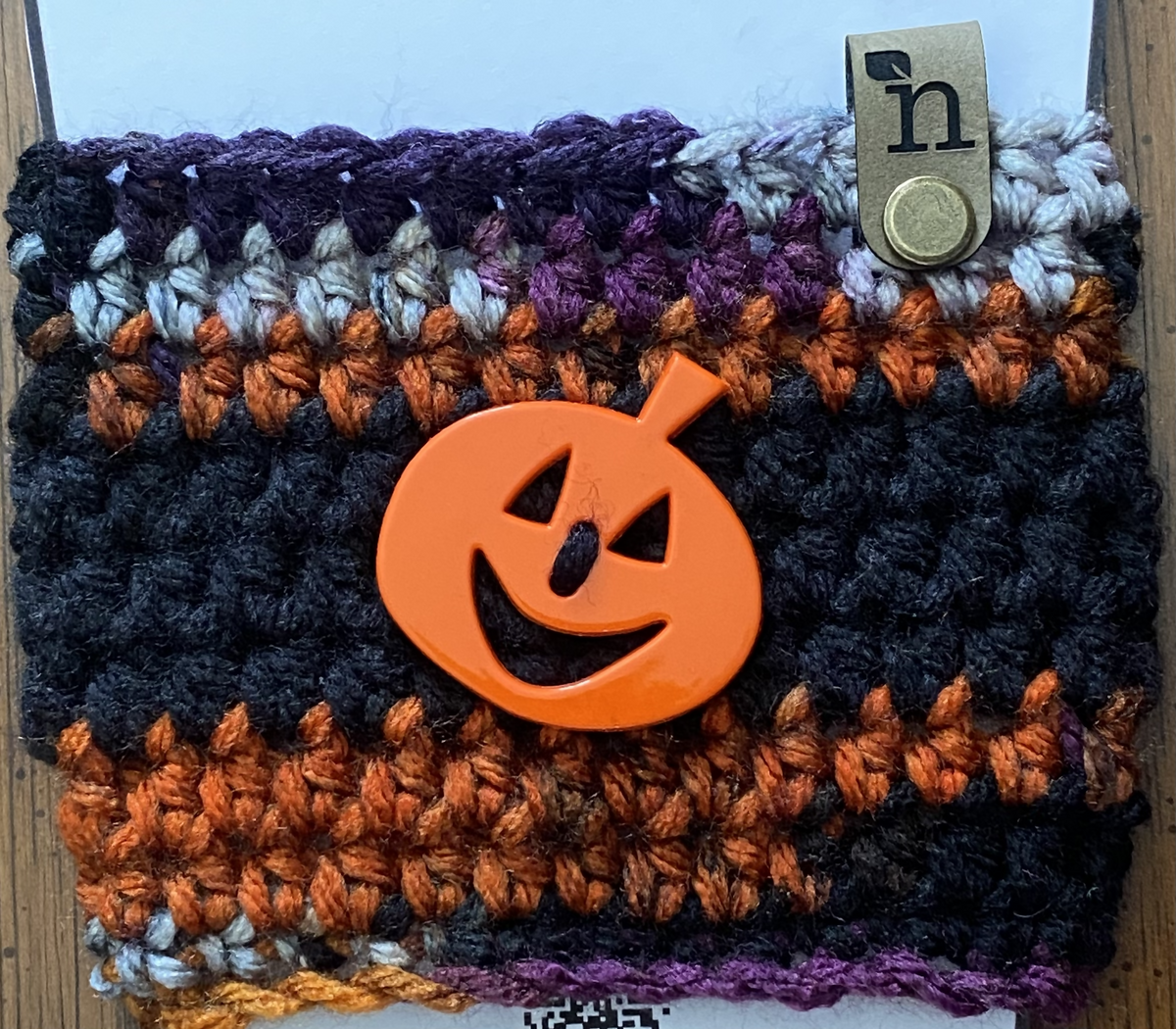 Coffee Cozy - Jack-O-Lantern