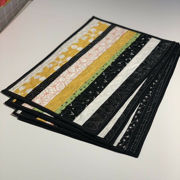 Quilted placemat set