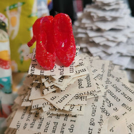 Book Page Christmas Trees