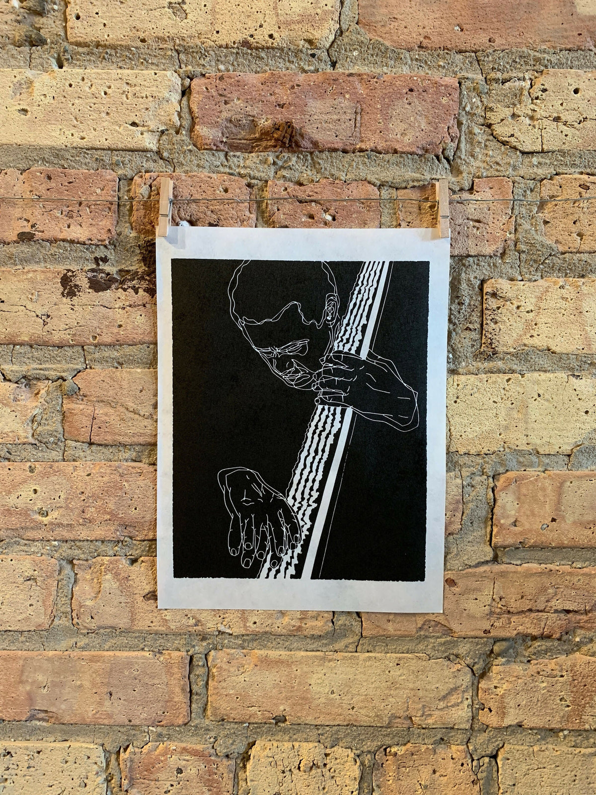 Charles Mingus, 1964 | Jazz | Double Bassist | Linocut Print | Wall Art