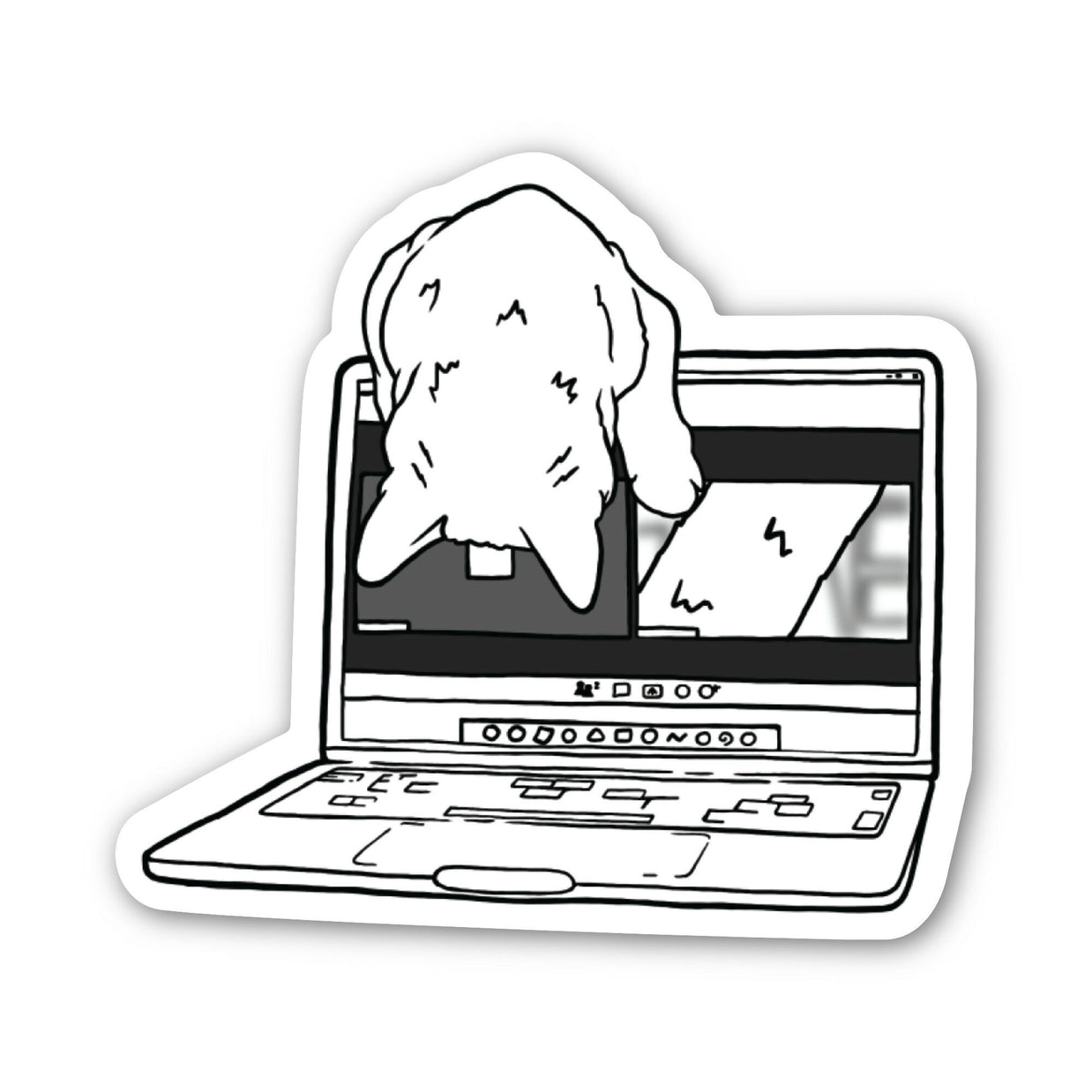 2” Art Sticker, Meeting Time