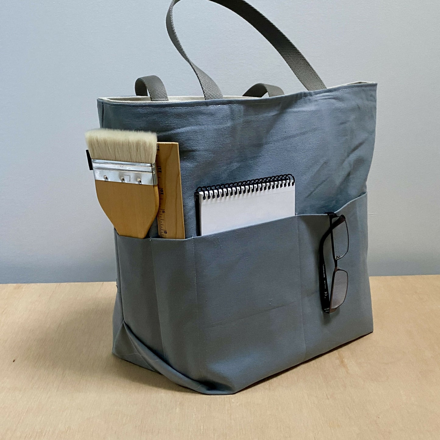 Big Tote in Goldenrod and Sand