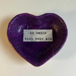 Heart trinket dish