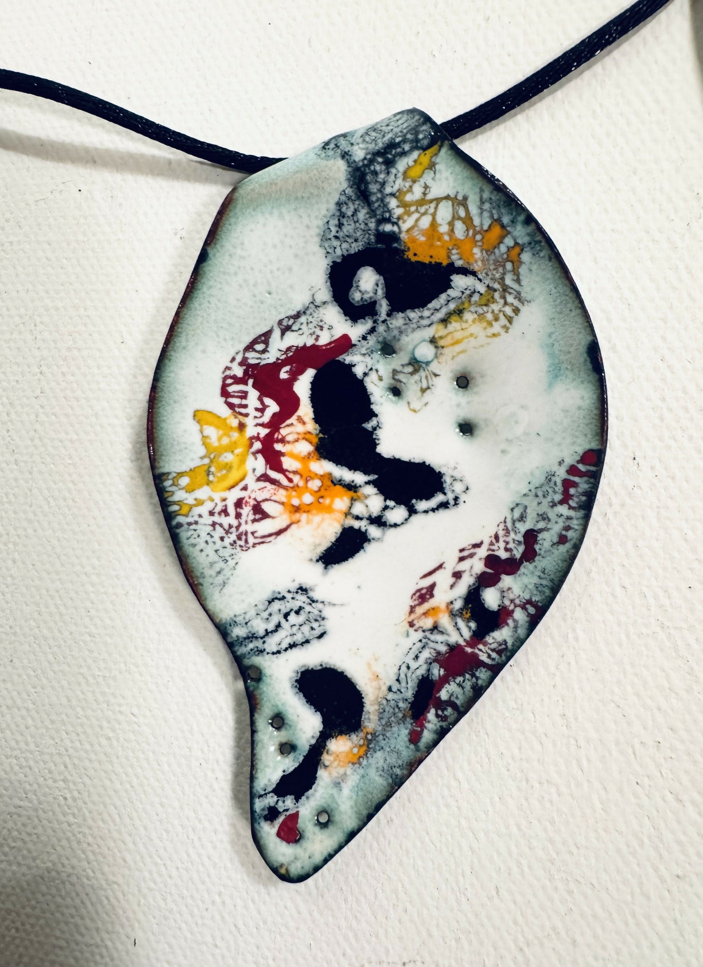 Enamel statement pendants