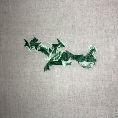 Green embroidery 1