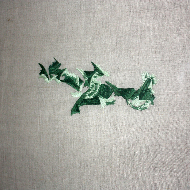 Green embroidery 1
