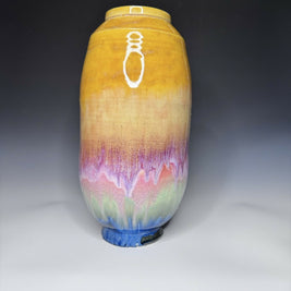 Golden Rainbow Tall Vase