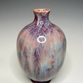 Purple Waterfall Bud Vase