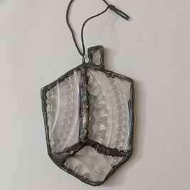 Recycled Stained Glass Dreidel