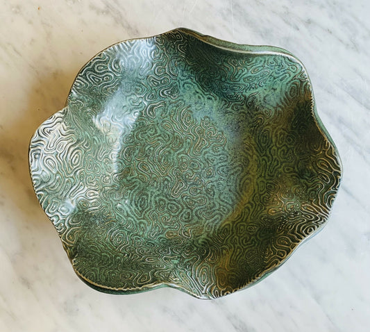 Swirly bowl-green