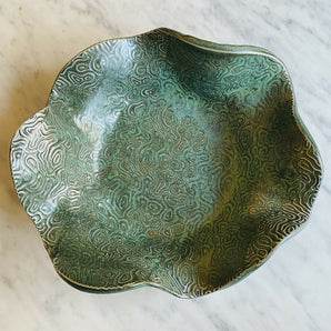 Swirly bowl-green