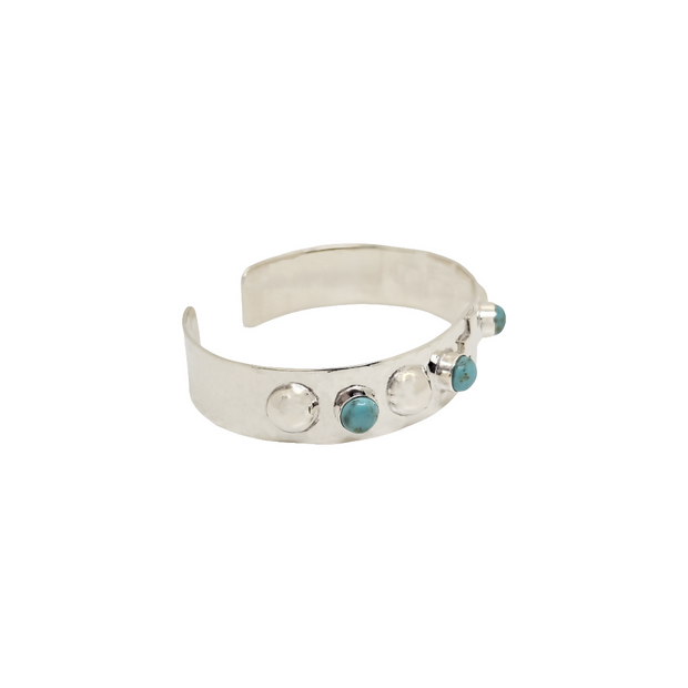 Turquoise Faith Cuff Bracelet
