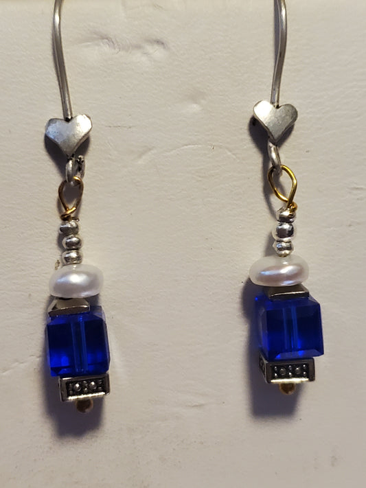 tiny crystal earrings