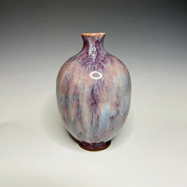 Purple Waterfall Bud Vase