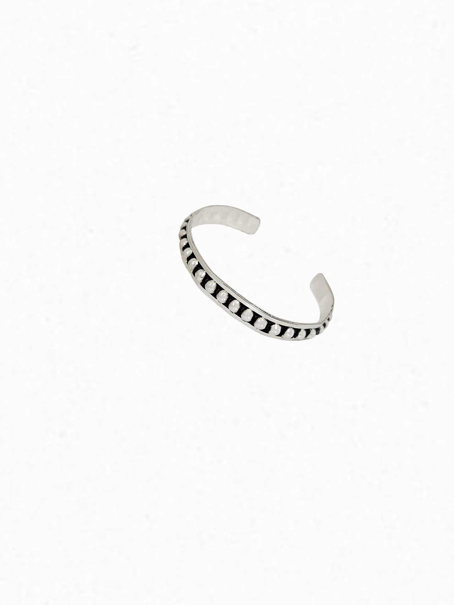 Oxidized Ball Bracelet