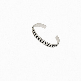 Oxidized Ball Bracelet