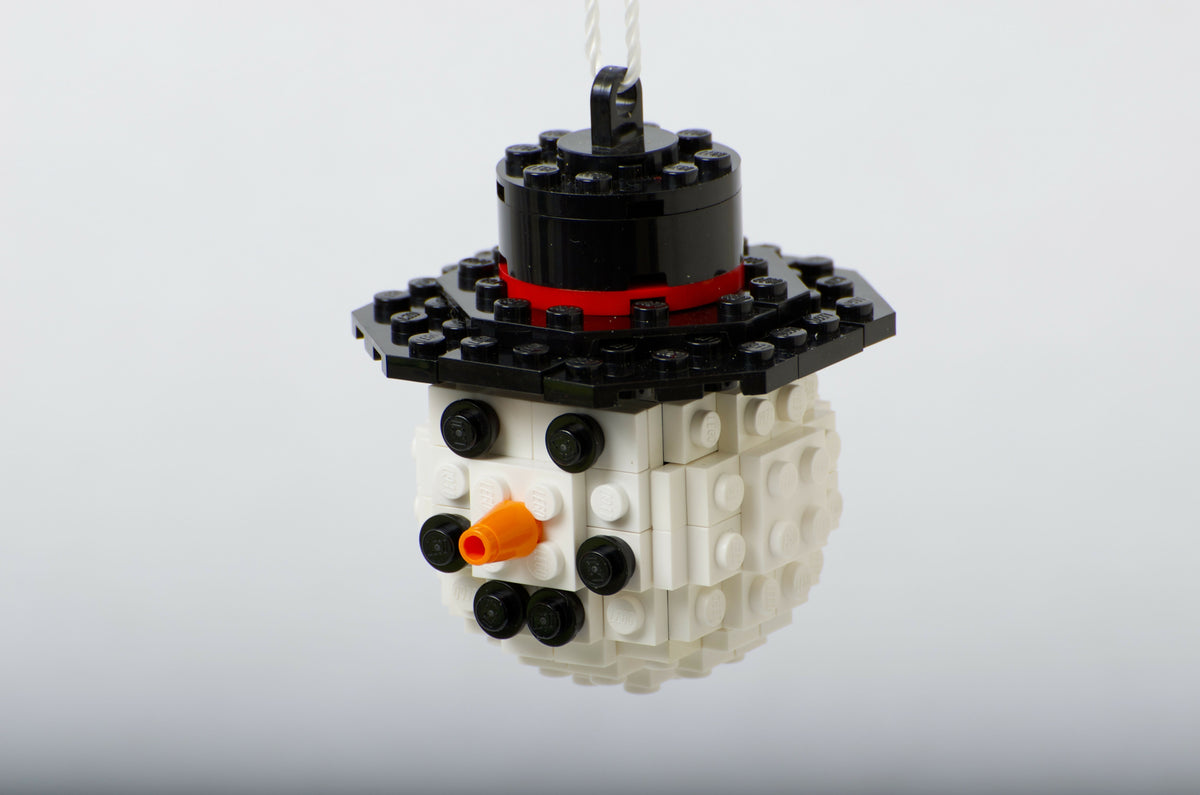 LEGO Snowman Ornament