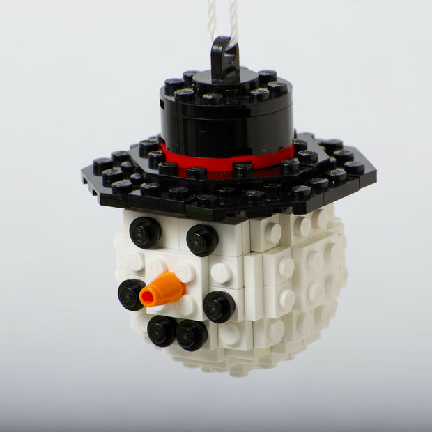 LEGO Snowman Ornament