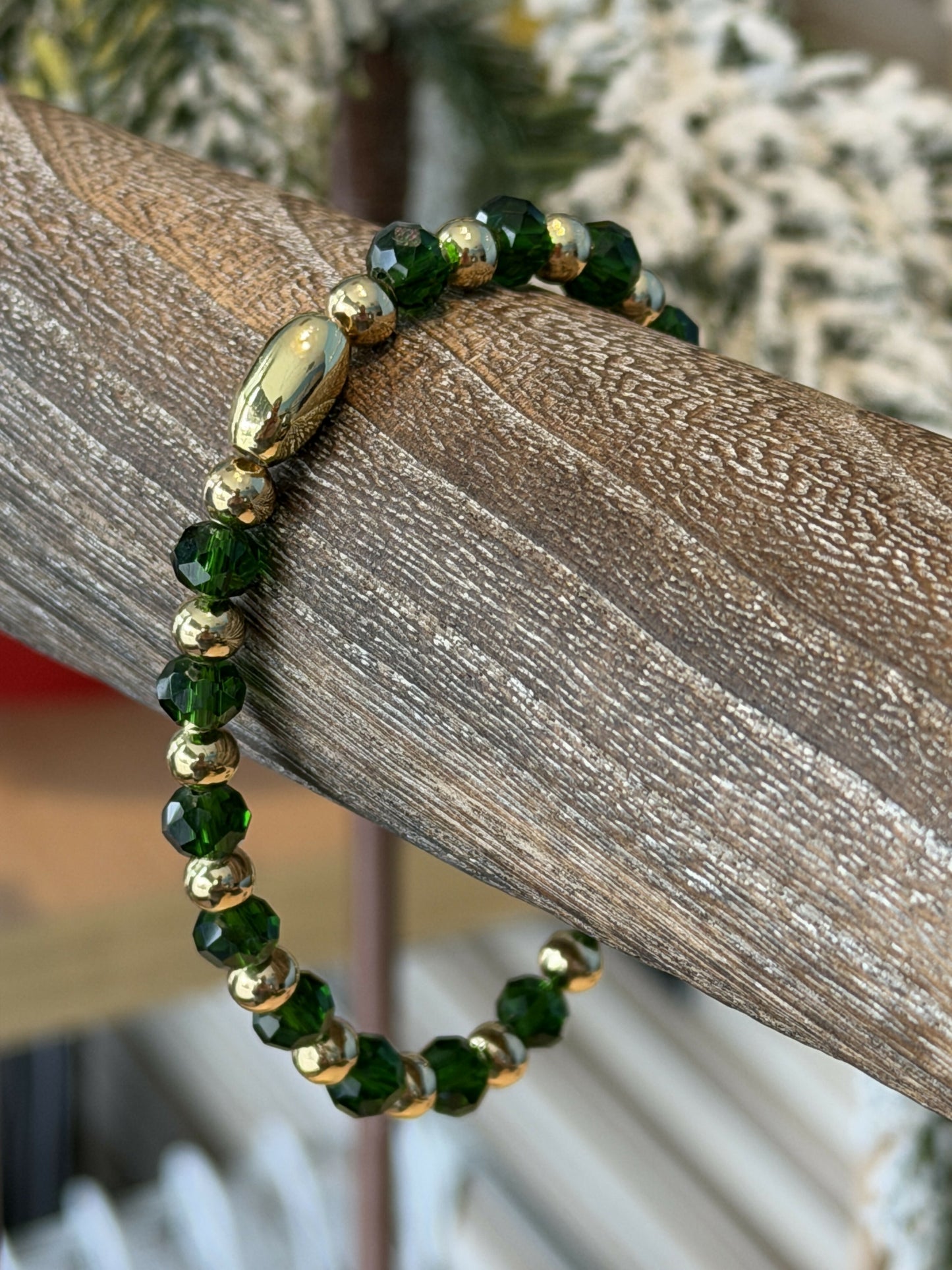 Evergreen Elegance Collection | Single Bracelets