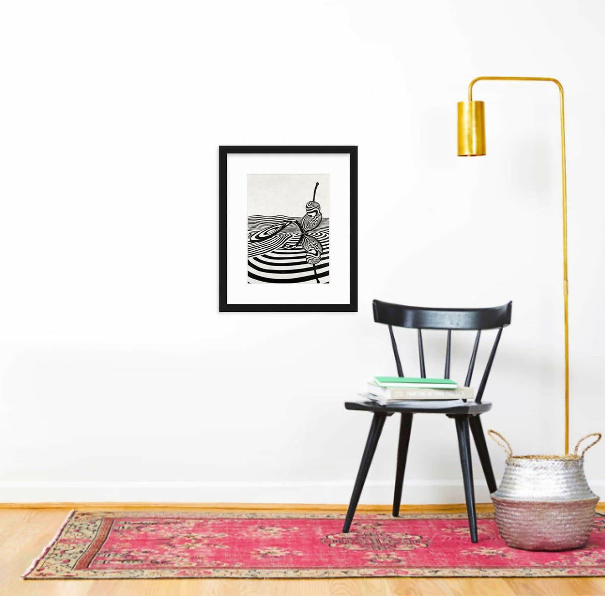 Spoonbridge and Cherry / Claes Oldenburg and Coosje van Bruggen | Linocut Print | Wall Art