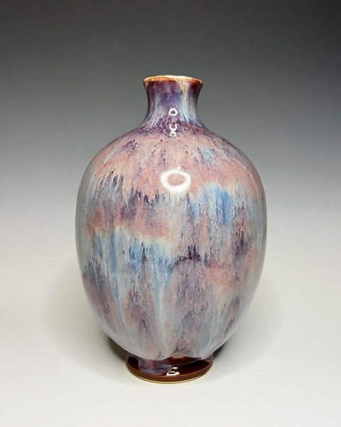 Purple Waterfall Bud Vase
