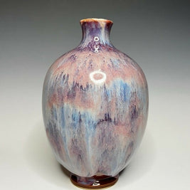 Purple Waterfall Bud Vase
