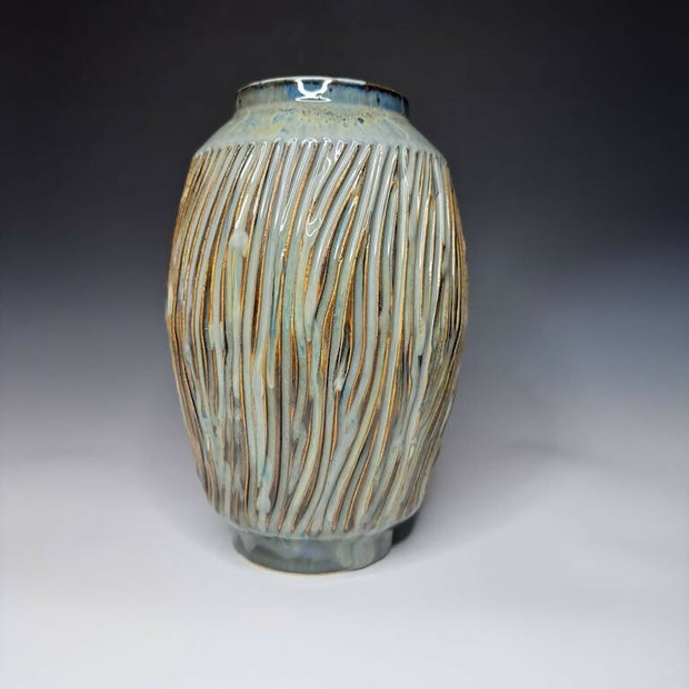 Carved Tall Vase
