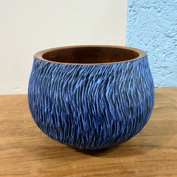 Deep wood turned bowl