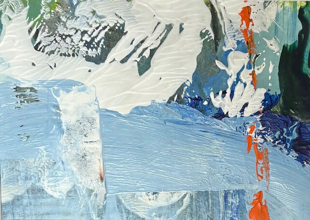 Matted 8x10 Mixed Media Paintings