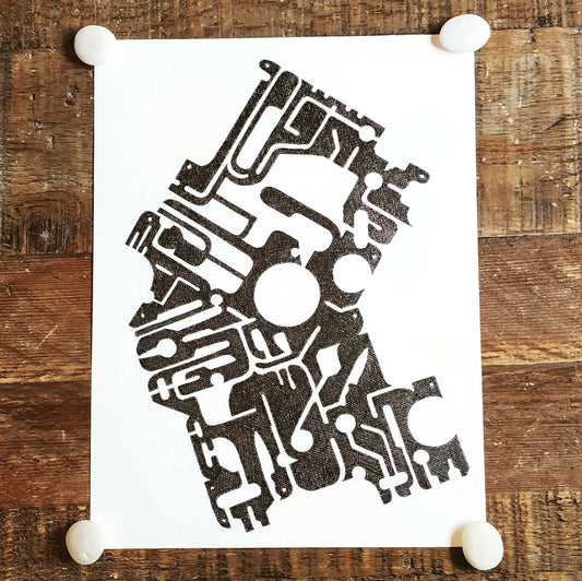 "Reap the Wild Wind" - ink drawing