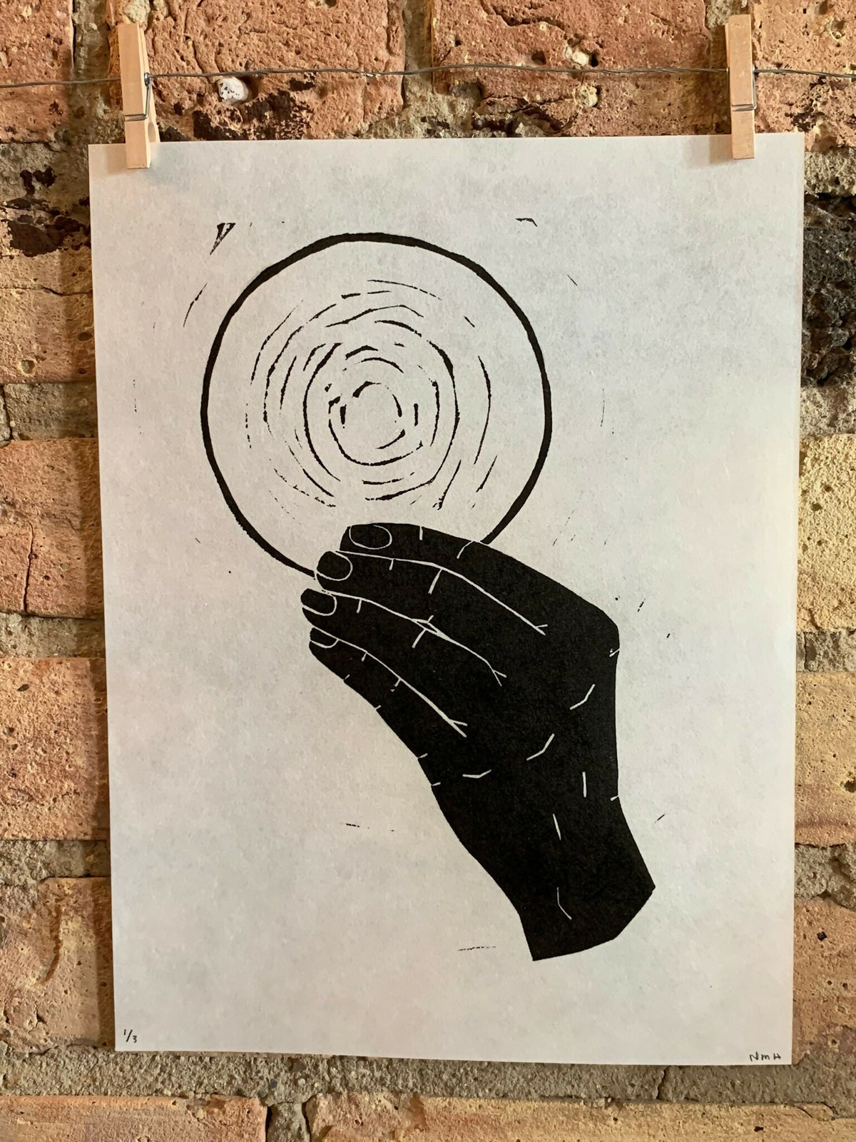 Body of Christ | Linocut Print | Wall Art
