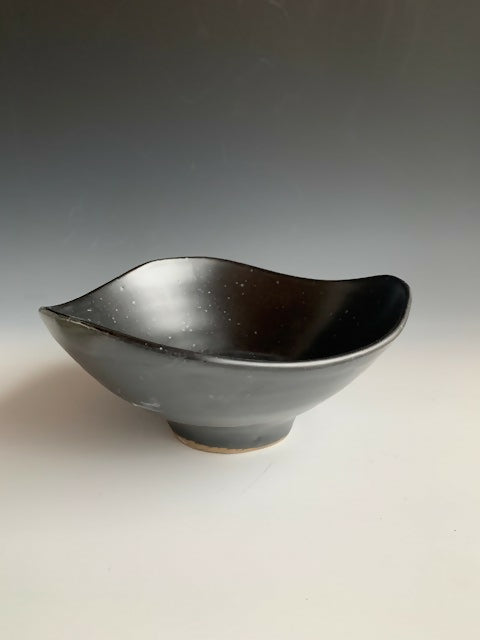 Oil Stain Black Fruit Bowl