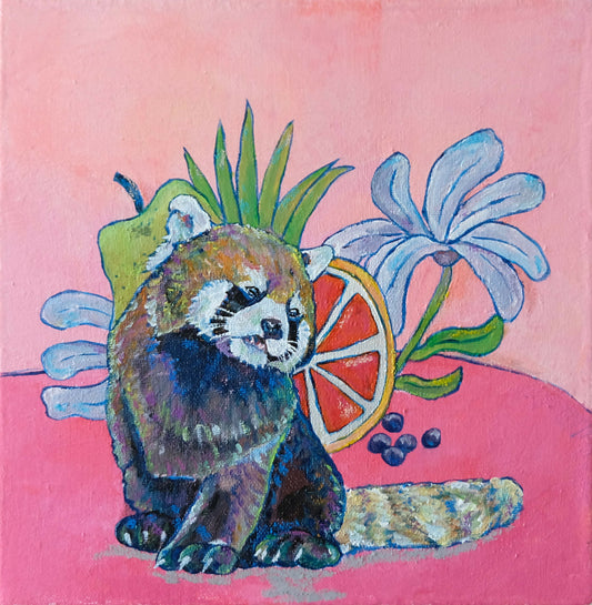 Red Panda's Fruitful Forest