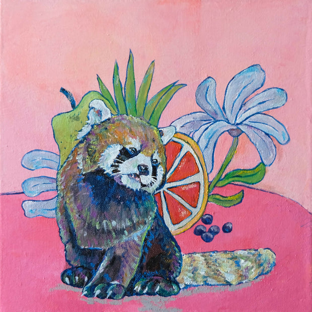 Red Panda's Fruitful Forest