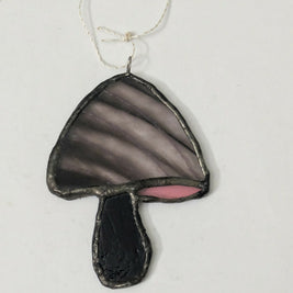 Recycled Stained Glass Mushroom