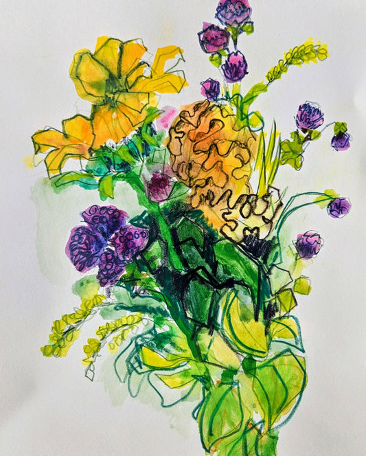 Mixed Media Drawing