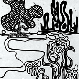 Lake Shore Drive 13 | Chicago Lakefront | Linocut Print | Wall Art