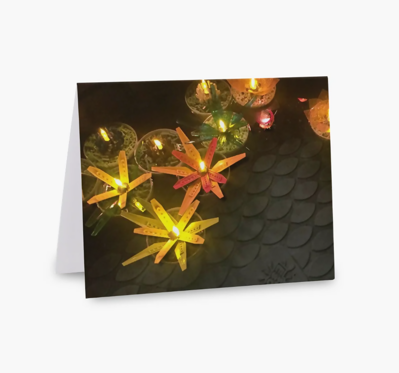 Water Lilies Greeting Card