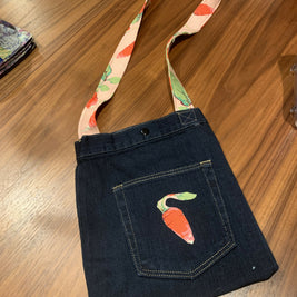 Denim crossbody bag