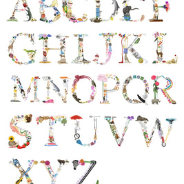 Complete Alphabet Print 11x14