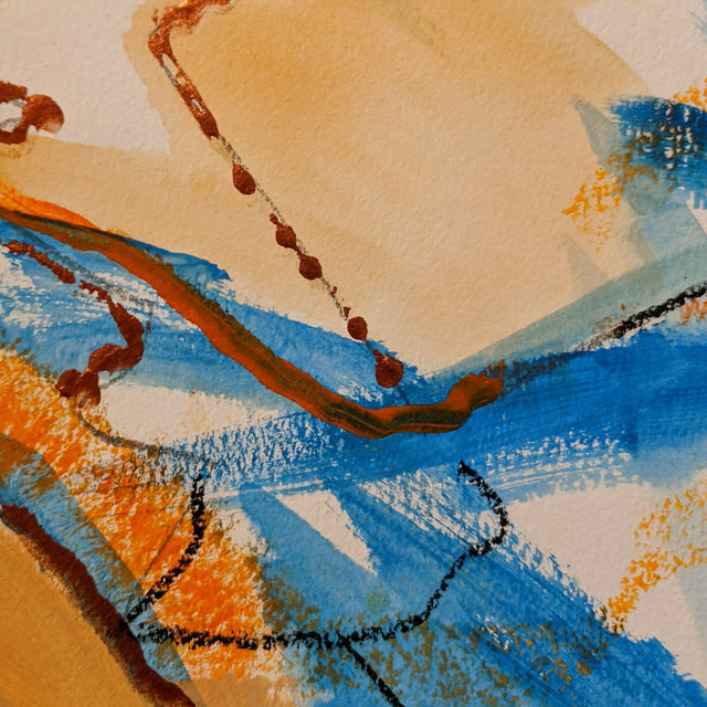 Abstract Acrylic/Multi Media Painting - Flowstate