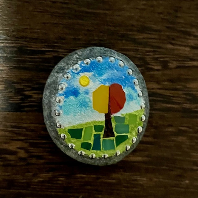 Mini Mosaic: Fall Tree